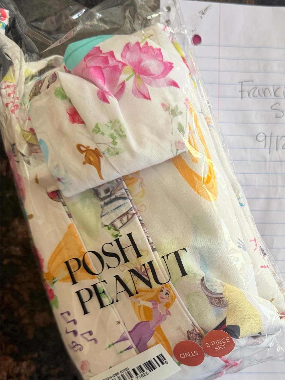 Posh Peanut princess ball pillowcase set